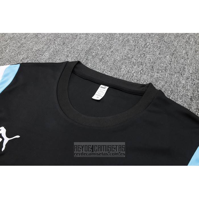 Chandal del Olympique Marsella Manga Corta 2023-2024 Negro